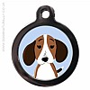 Beagle Dog Breed ID Tag